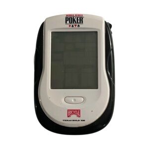Digital Handheld World Series Poker Game Console